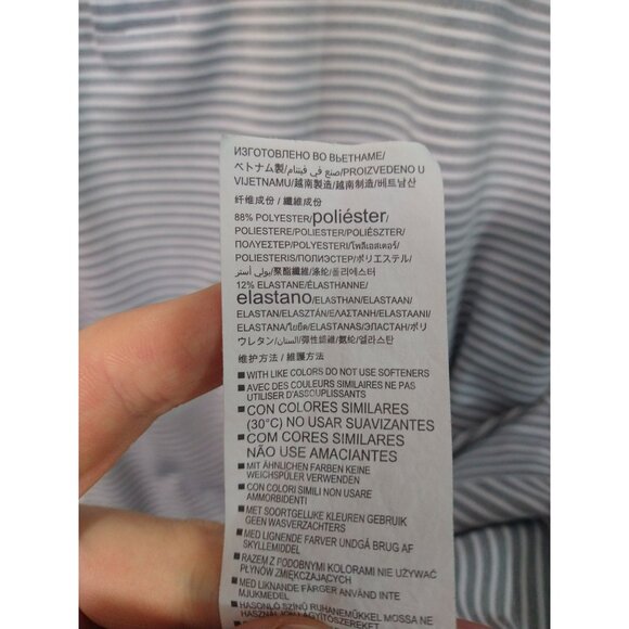 Under Armour UA Shirt Mens 2XL Gray Striped Polo Loose HeatGear Short Sleeve - Picture 7 of 8